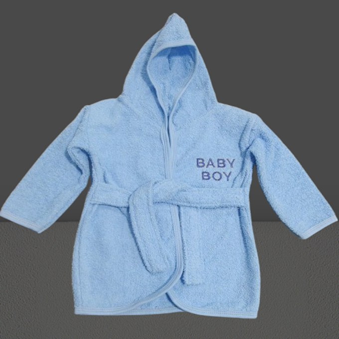 cotton baby bath gown for 6-18 months