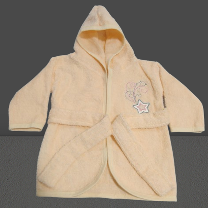cotton baby bath gown for 6-18 months